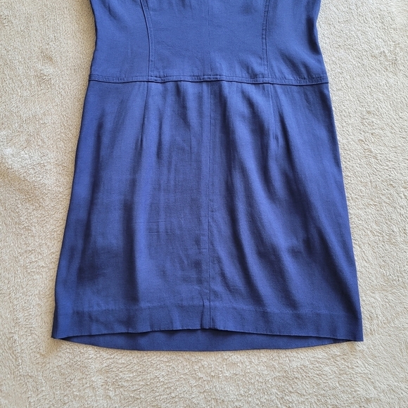 Theory Adalize Habitat blue sleeveless dress size 6 - Picture 11 of 15